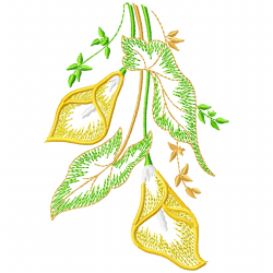 Flowers And Tree Embroidery Design 6 Flowers And Tree Embroidery Design 6